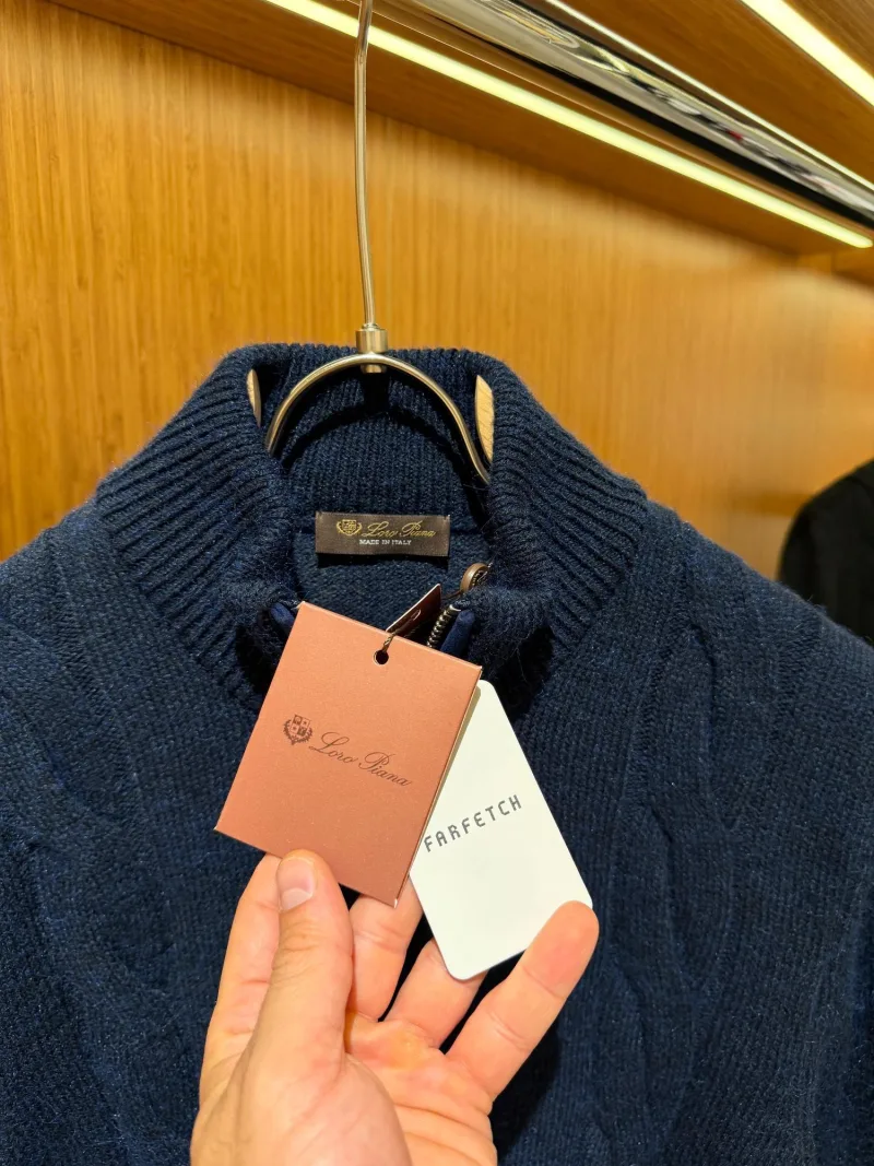 Loro Piana Lacivert Triko