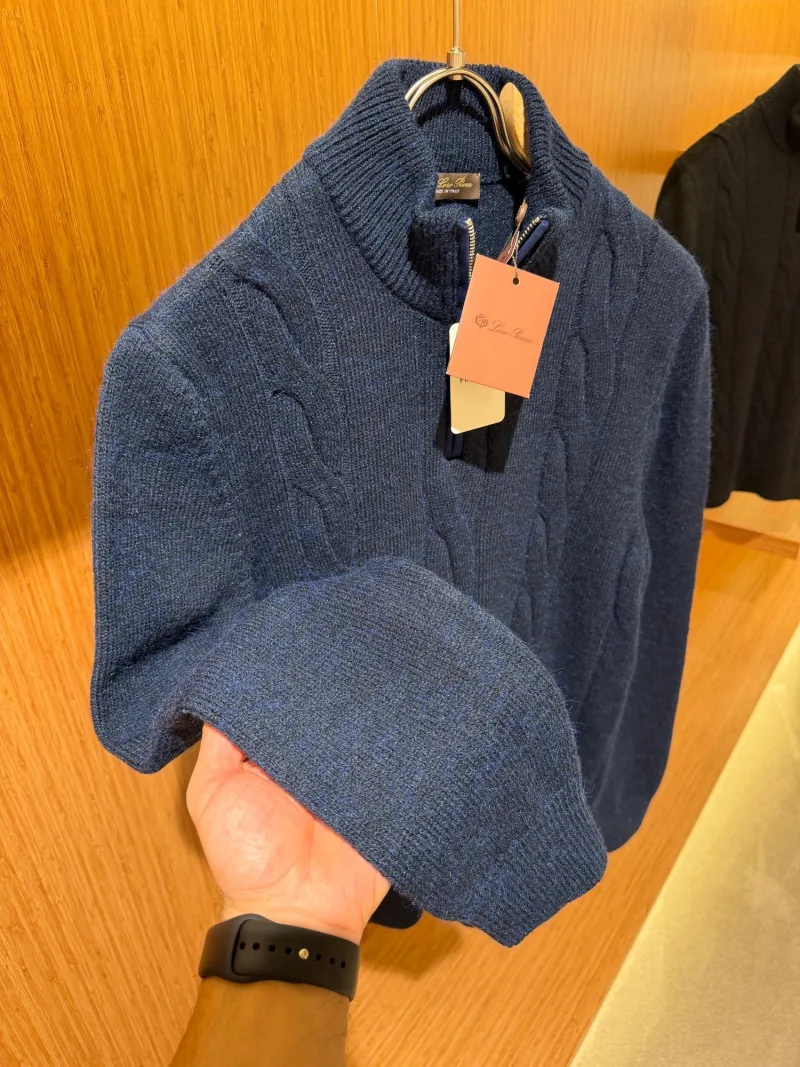 Loro Piana Lacivert Triko