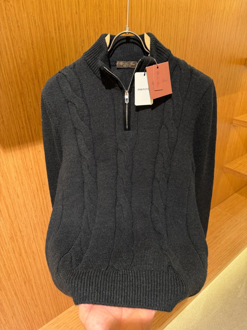 Loro Piana Siyah F  Triko