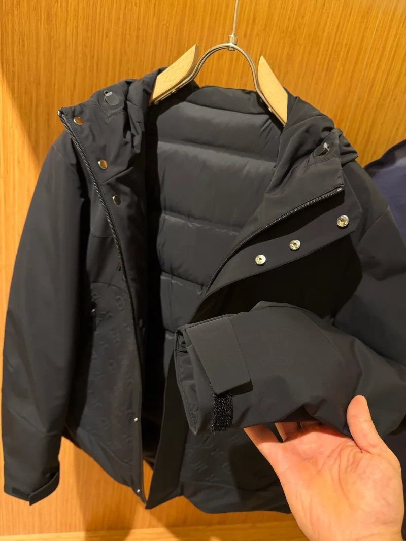 Louis Vuitton Black Hooded Puffer Jacket