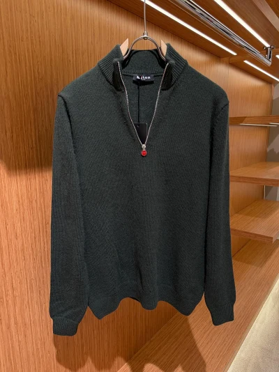 Kiton Yarım Fermuarlı Hırka  Y