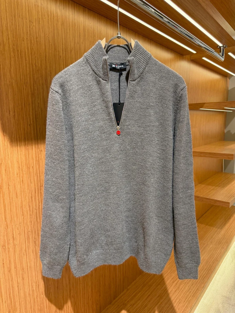 Kiton Yarım Fermuarlı Hırka K