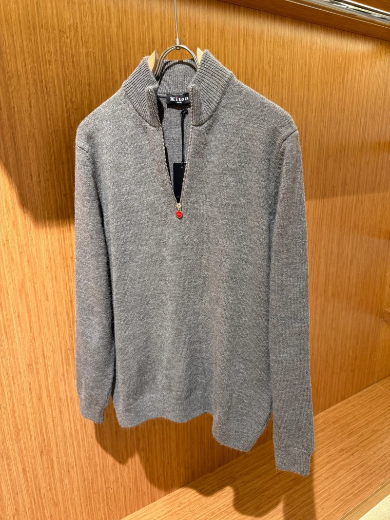 Kiton Yarım Fermuarlı Hırka K