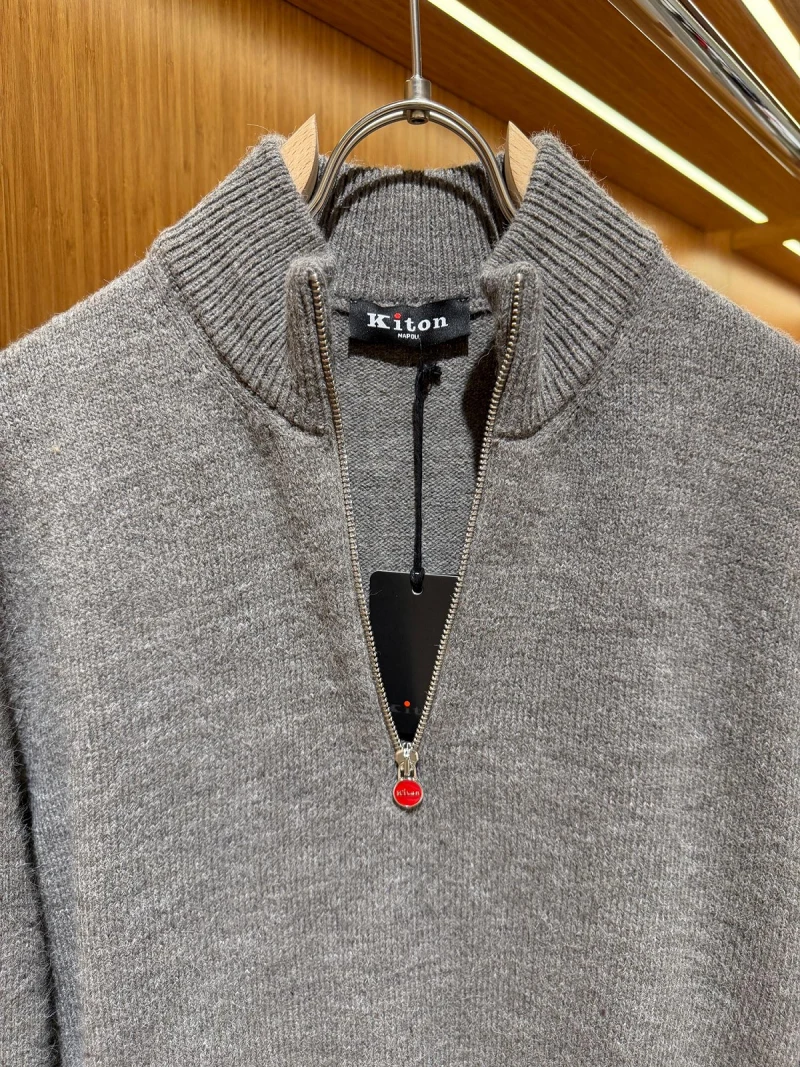 Kiton Yarım Fermuarlı Hırka K