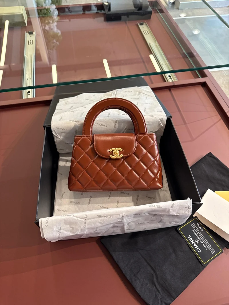 Chanel Brown Quilted Bag