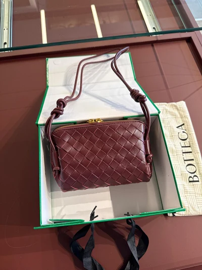 Bottega Veneta Burgundy Mini Bag