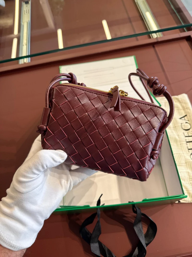 Bottega Veneta Burgundy Mini Bag