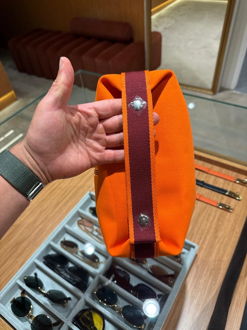Hermes Orange Pouch