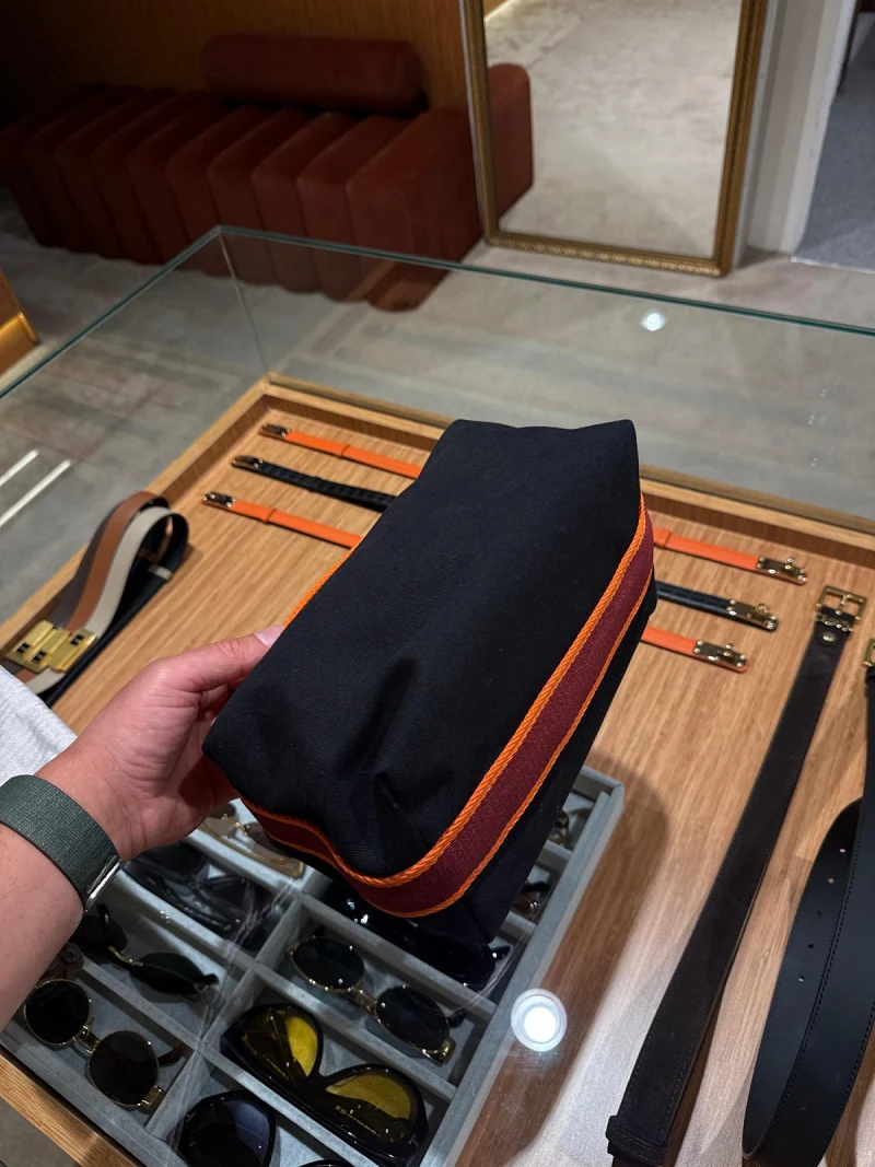 Hermes Black Pouch