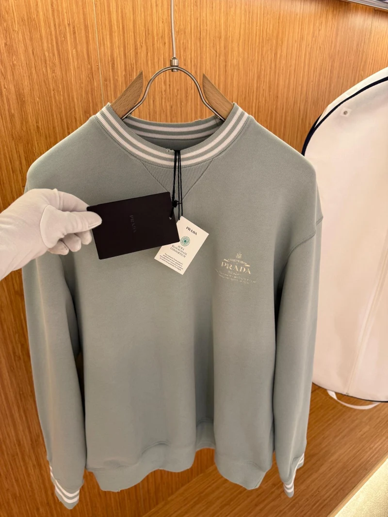 Prada Sage Green Sweatshirt