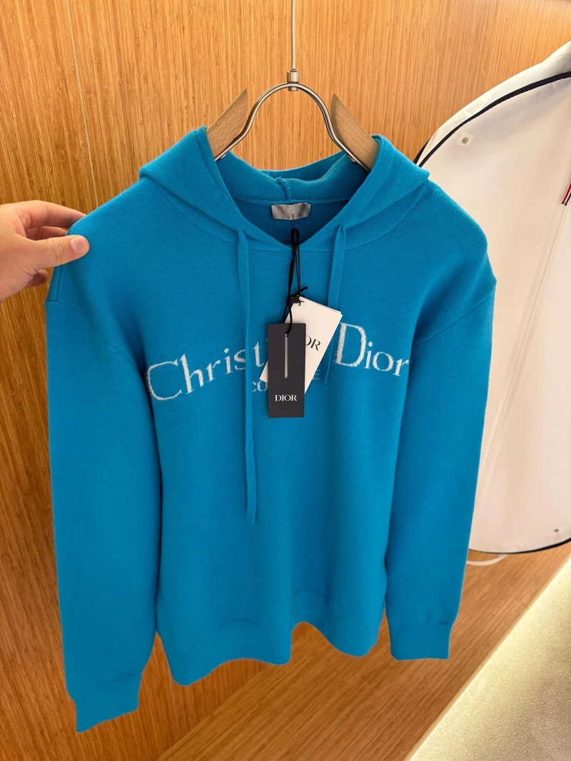Dior knitted hoodie