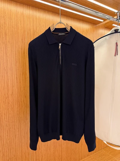 Zegna Yakalı Triko L