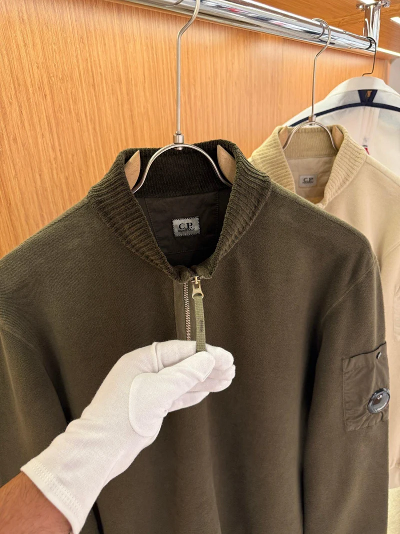 Company Wool Zip Sweater HAKİ