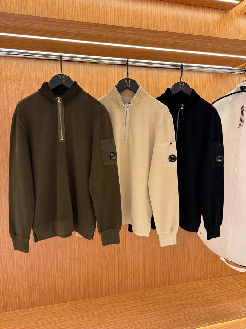 Company Wool Zip Sweater HAKİ