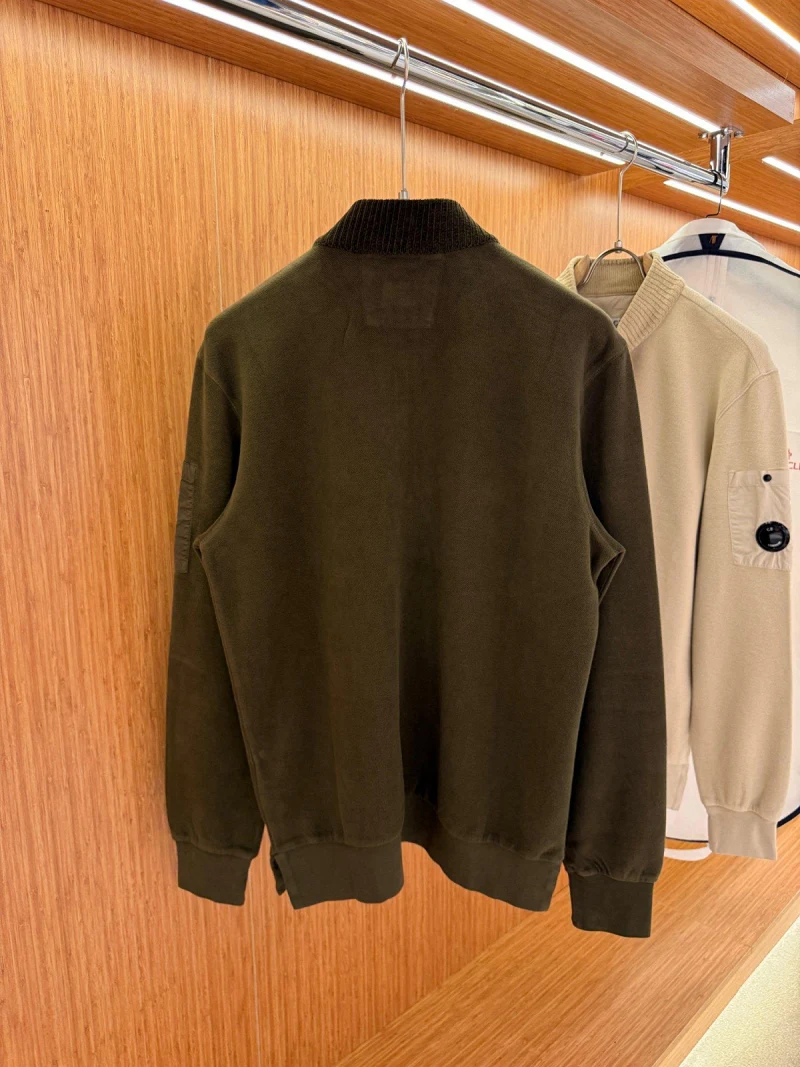 Company Wool Zip Sweater HAKİ