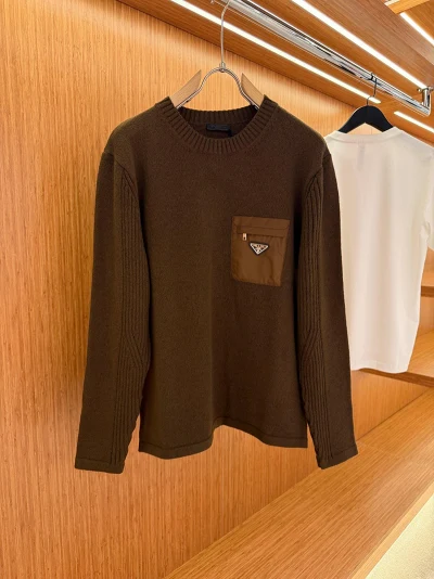Prada Kahve Knitwear