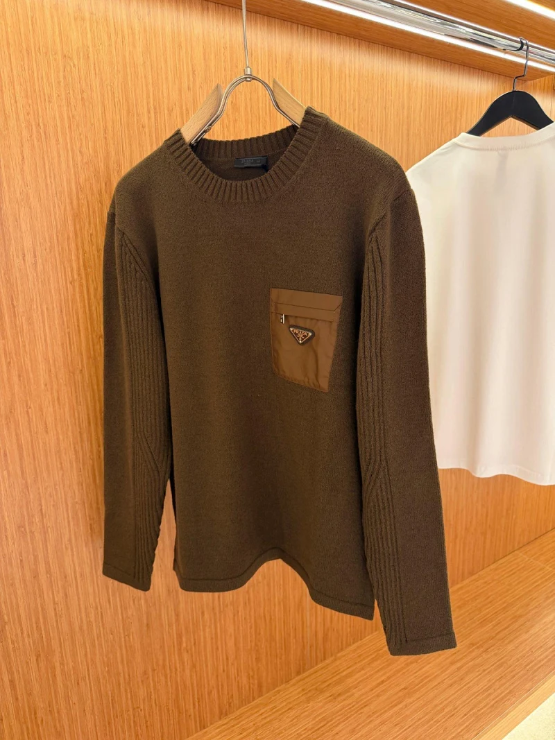 Prada Kahve Knitwear