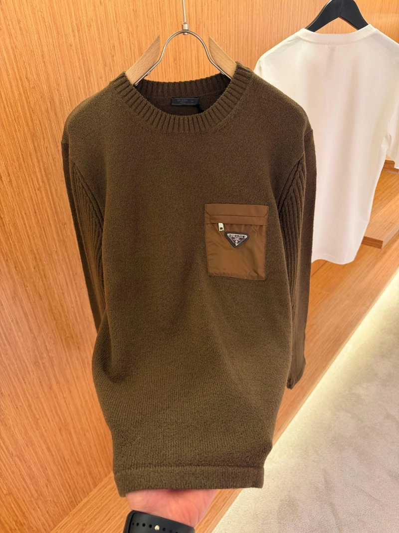 Prada Kahve Knitwear