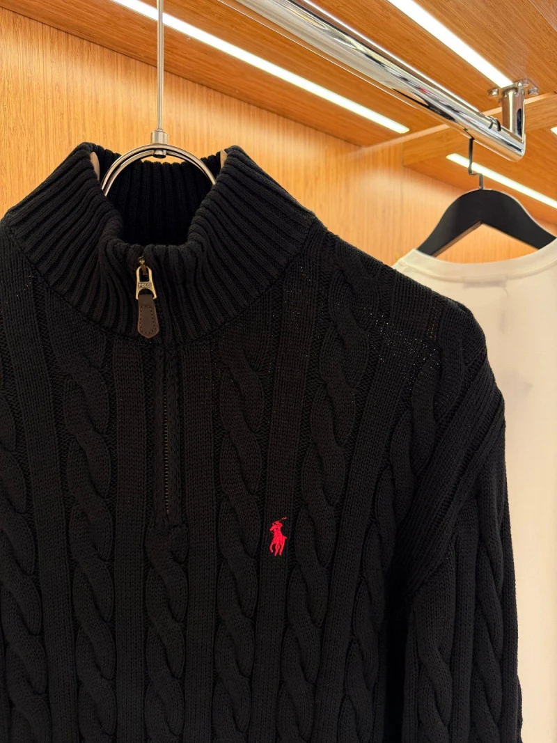 Ralph Lauren Wool Half-Zip Sweater S