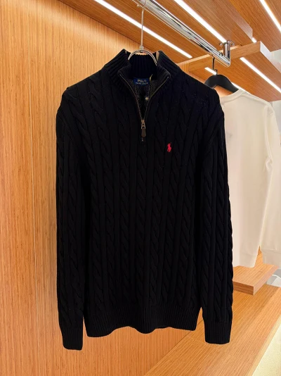 Ralph Lauren Wool Half-Zip Sweater S