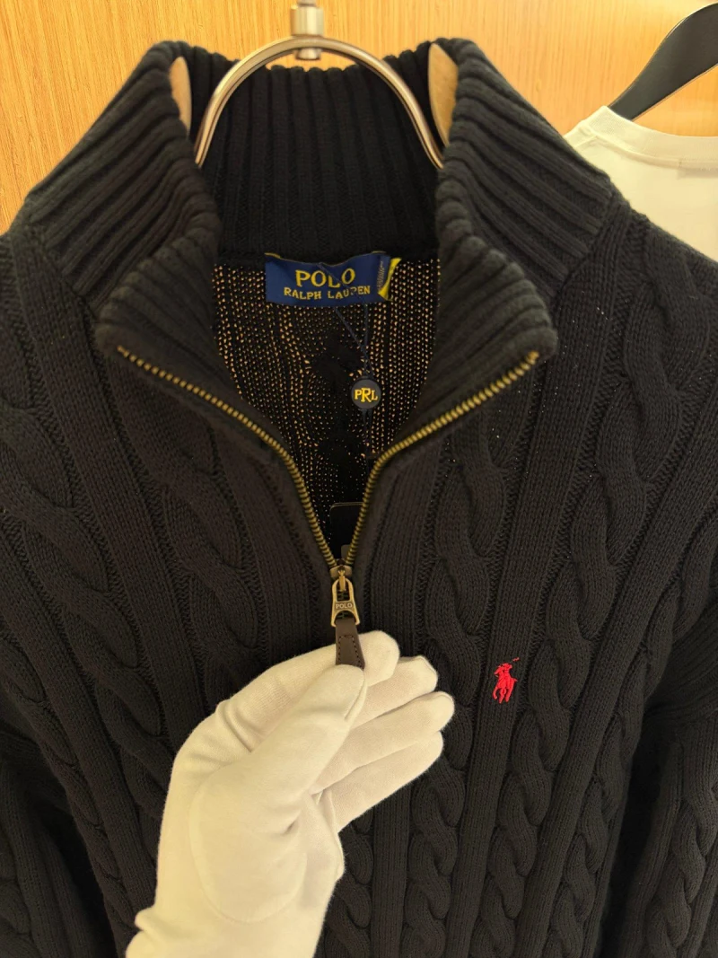 Ralph Lauren Wool Half-Zip Sweater S