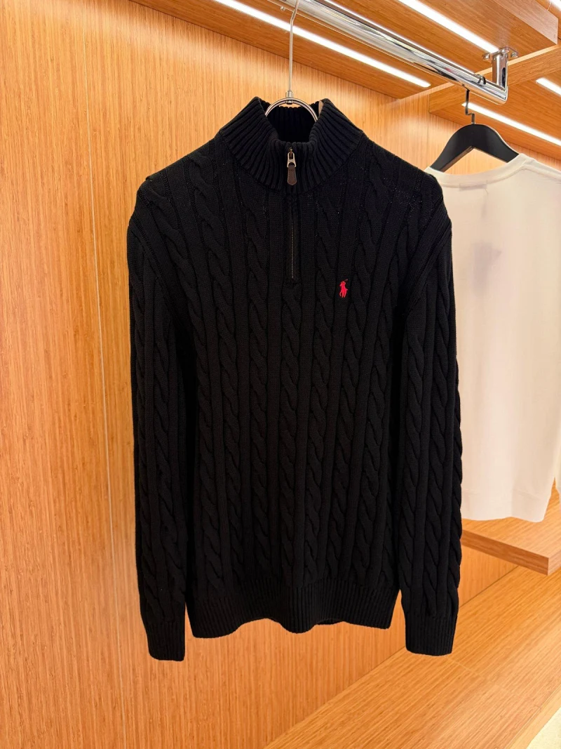 Ralph Lauren Wool Half-Zip Sweater S