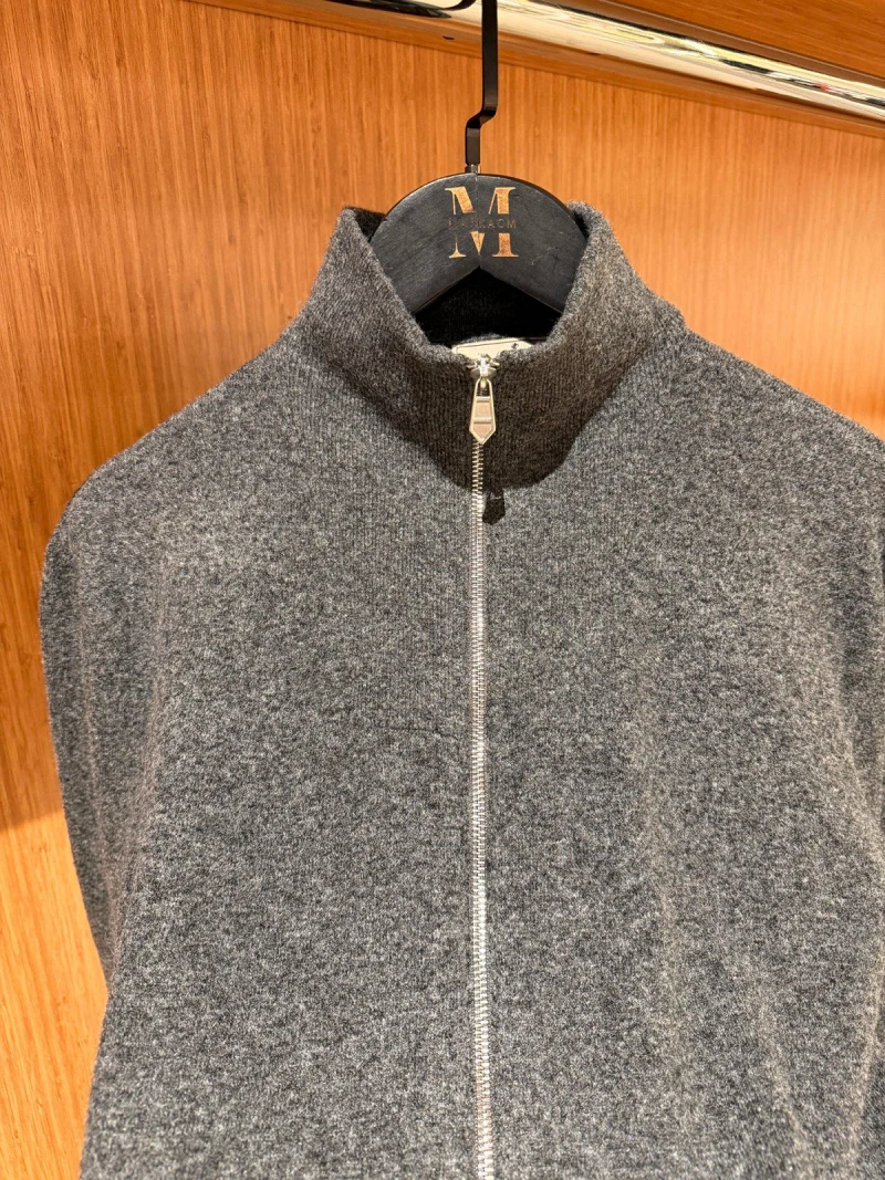 Hermes Zipped Hırka Grey