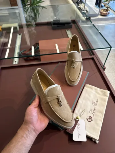 Loro Piana Krem Loafer