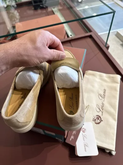 Loro Piana Krem Loafer