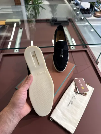 Loro Piana Siyah Loafer