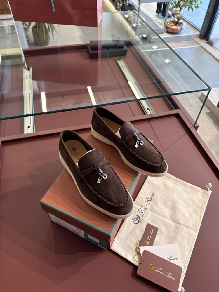 Loro Piana kahve Loafer