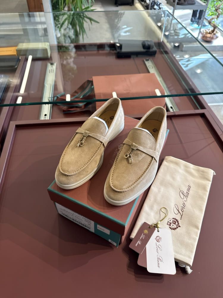 Loro Piana Krem Loafer