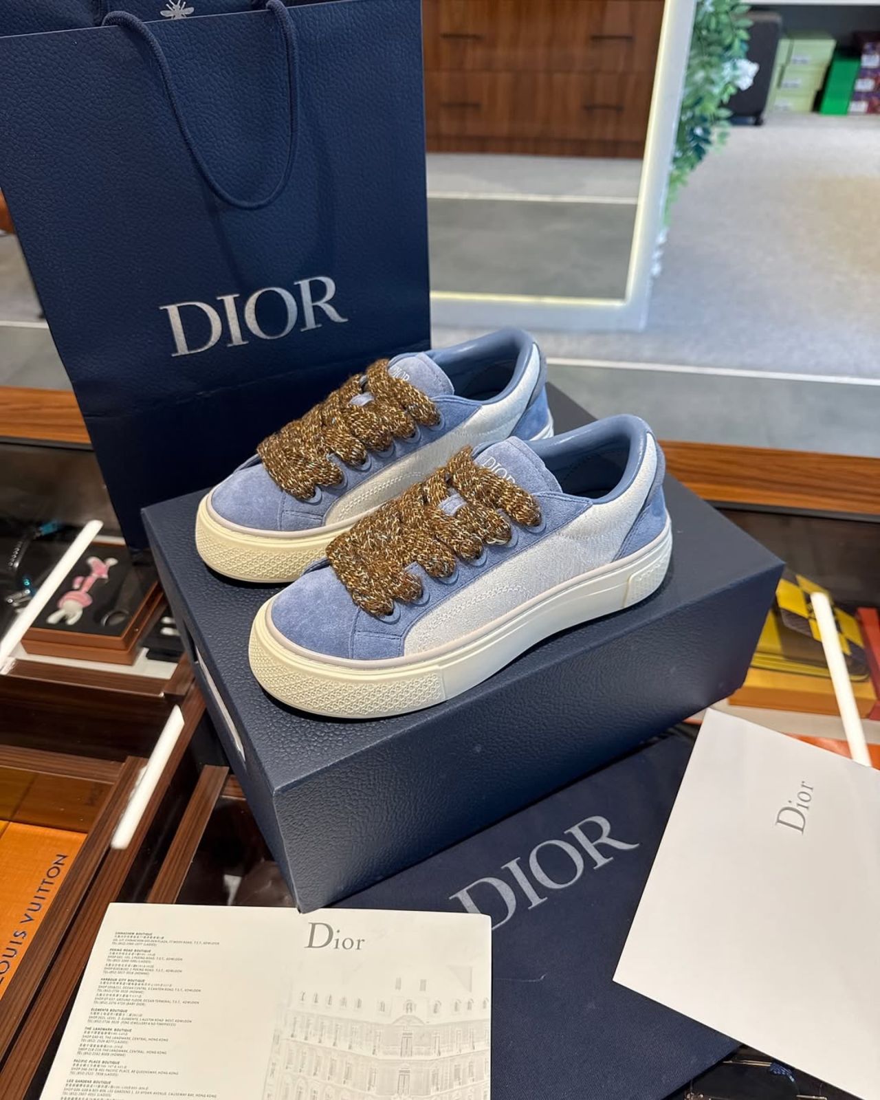 Dior Oblique Mavi