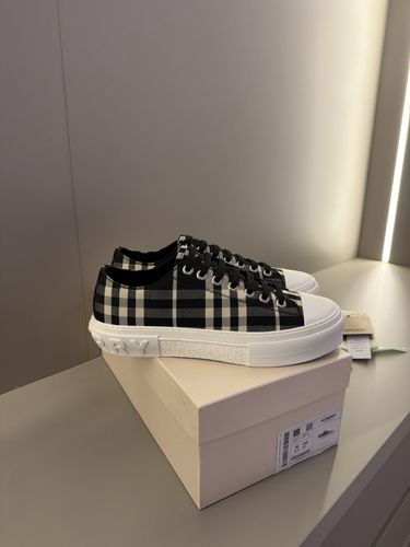 Burberry checked sneakers